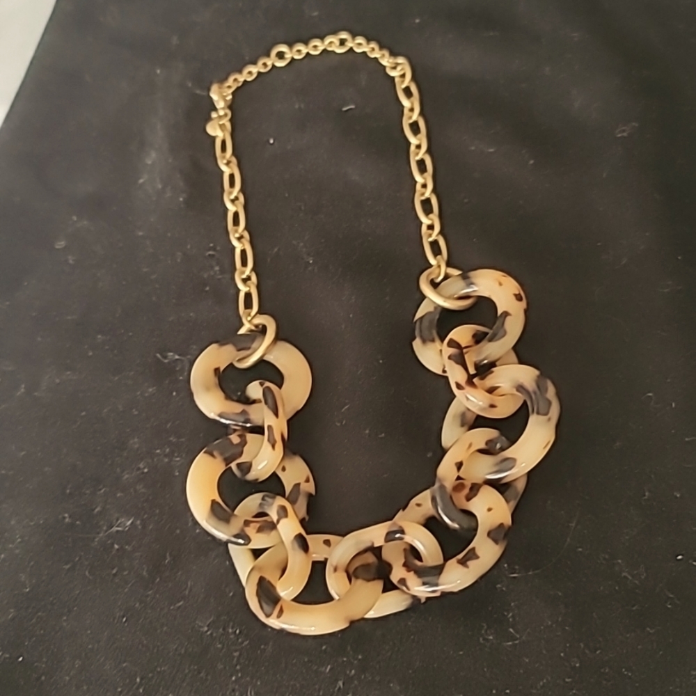 J.Crew Large Tortoise Link Necklace